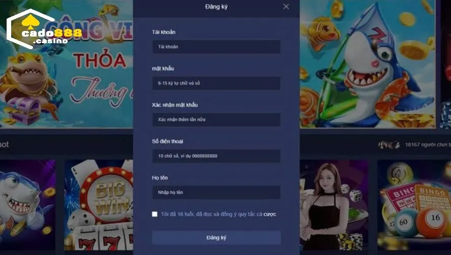 Tổng quan về Đăng Ký Cado888.