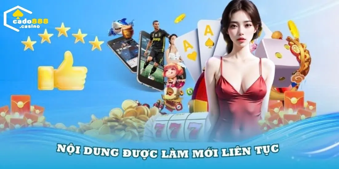 Nội dung được làm mới liên tục