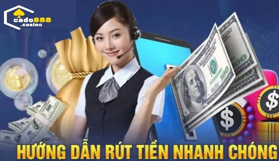 Tiến hành Rút Tiền Cado888